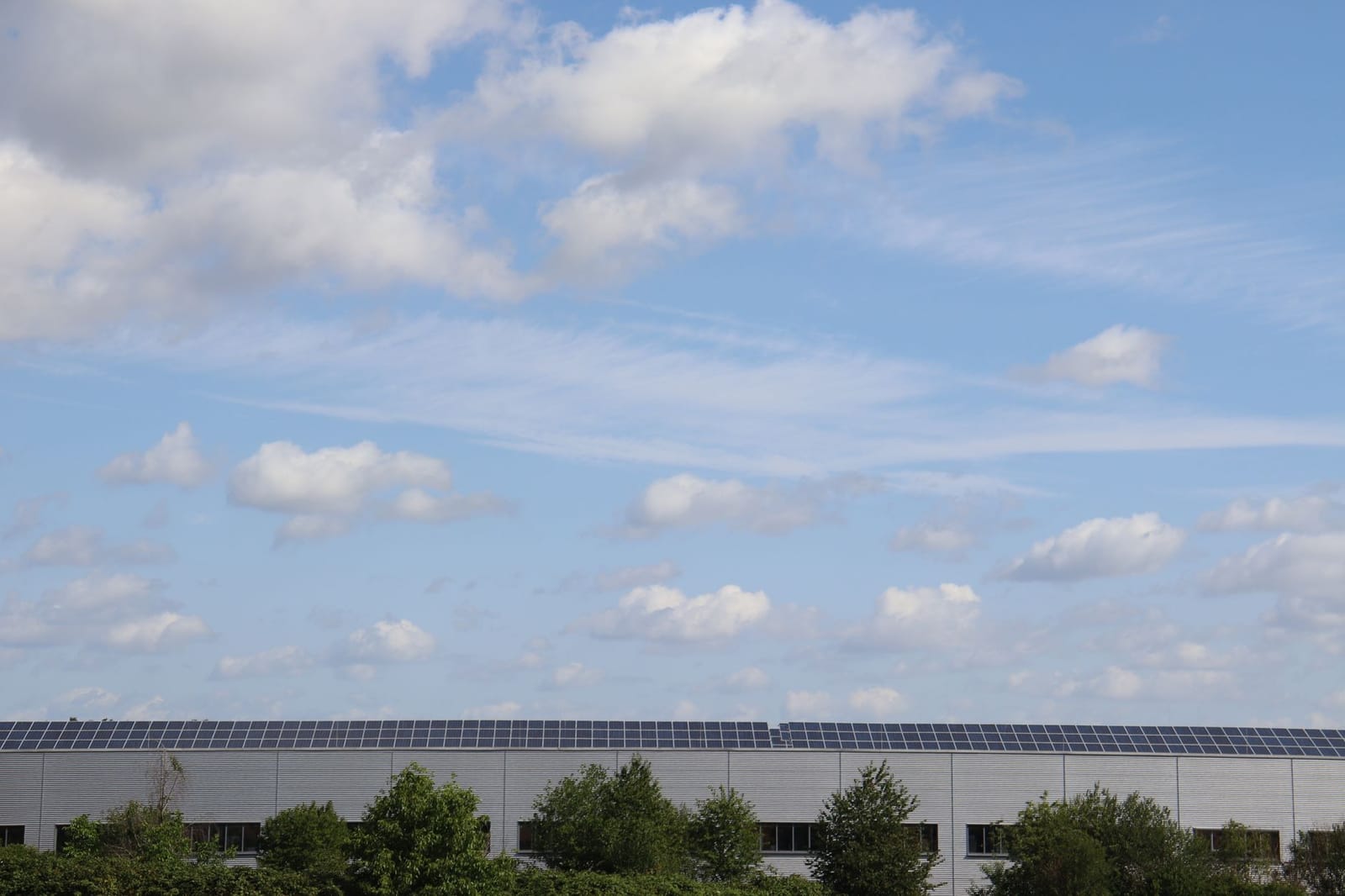 Commercial solar panels for shopping centres installation, UK rooftop